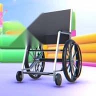 轮椅向前冲