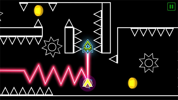 波浪冲刺几何箭头正版图4