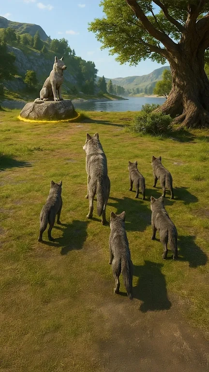 狼群生存野外狩猎图4