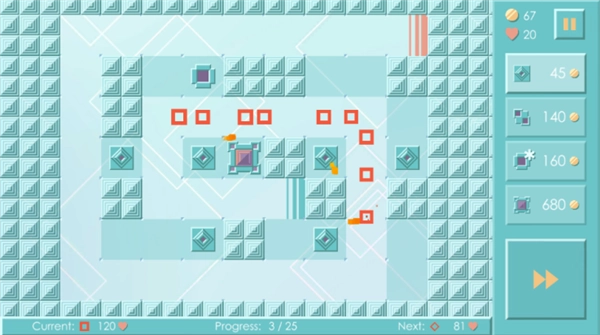 迷你塔防游戏 Mini TD2