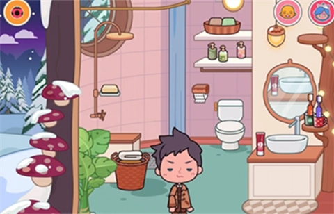 米加小镇山间小屋