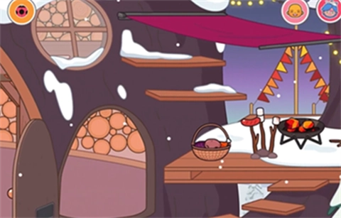 米加小镇山间小屋