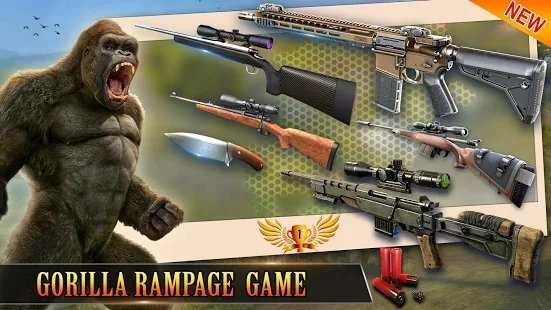 狩猎野生大猩猩Gorilla Hunting Games图1