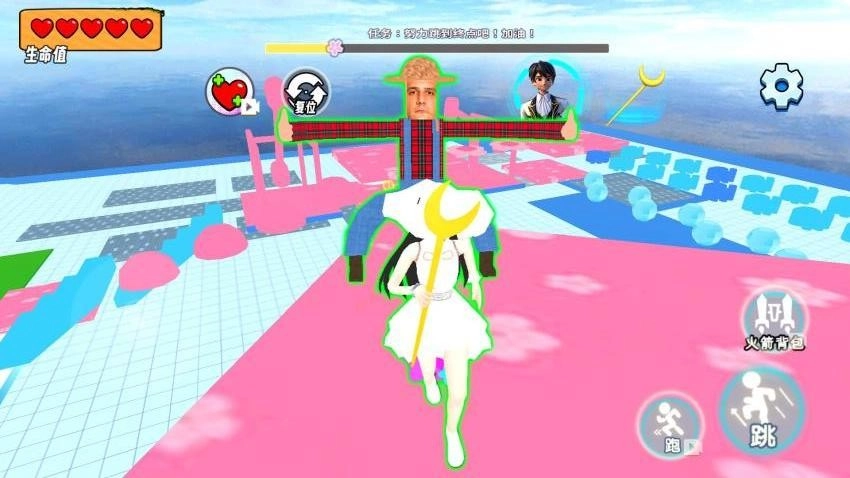 女生逃离跑酷游戏图2