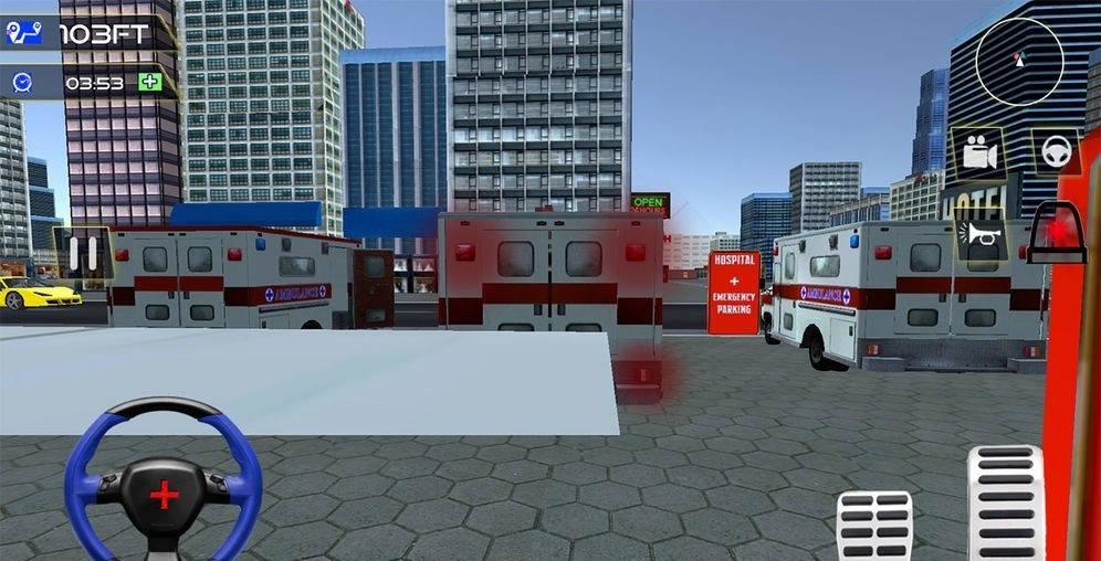 先鋒救護(hù)車3d模擬截圖1