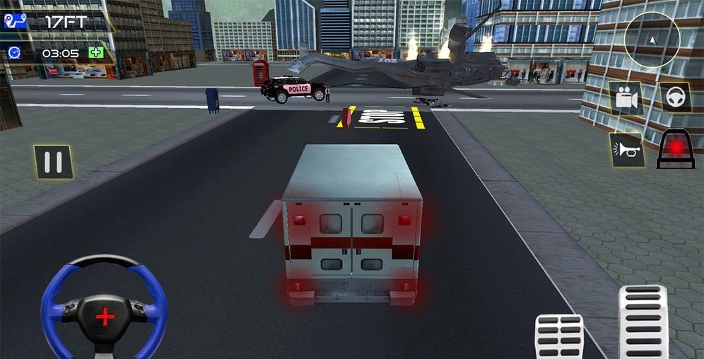 先鋒救護(hù)車3d模擬截圖0