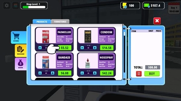 药房经理模拟器菜单(3)