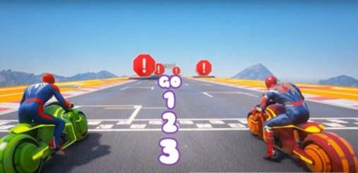 超人英雄赛车图1