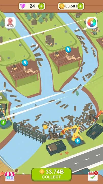 水产伐木场游戏(水上伐木工厂)图1