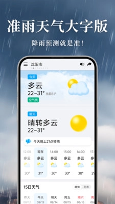 准雨天气大字版图3