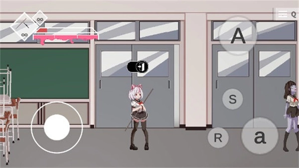 白毛少女大战僵尸无限子弹图4