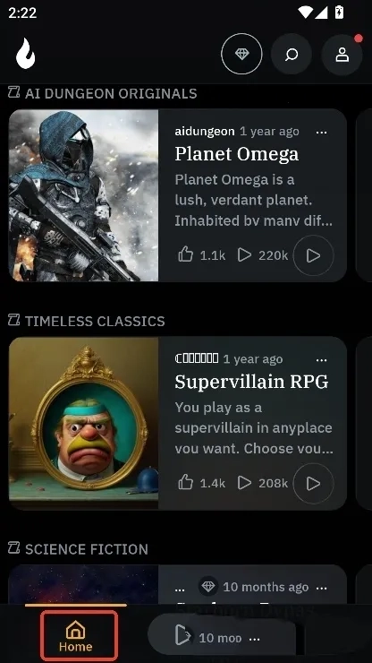 AIDungeon(ai角色扮演游戏)  安卓版图5