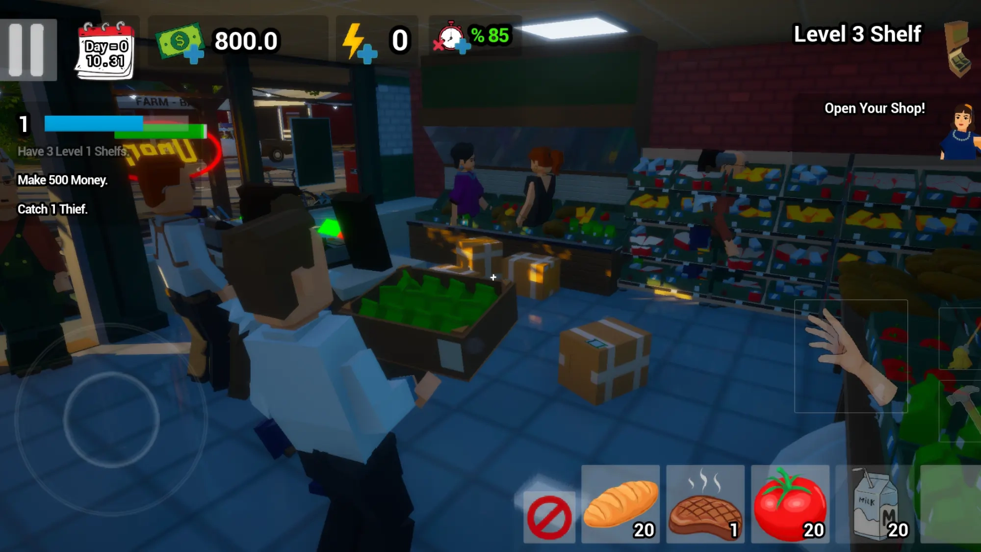 像素超市模拟器图1