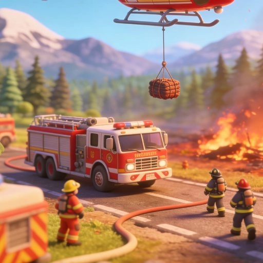 绳索救援孩子们