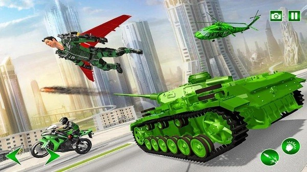 飛行英雄模擬器截圖0