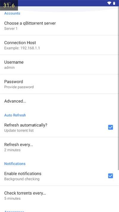 qbittorrent安卓版图1
