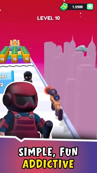 枪炮追击枪手3D图1