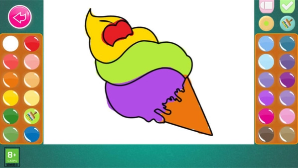 儿童游戏涂色画画图1