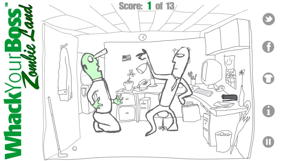 痛扁僵尸老板图2