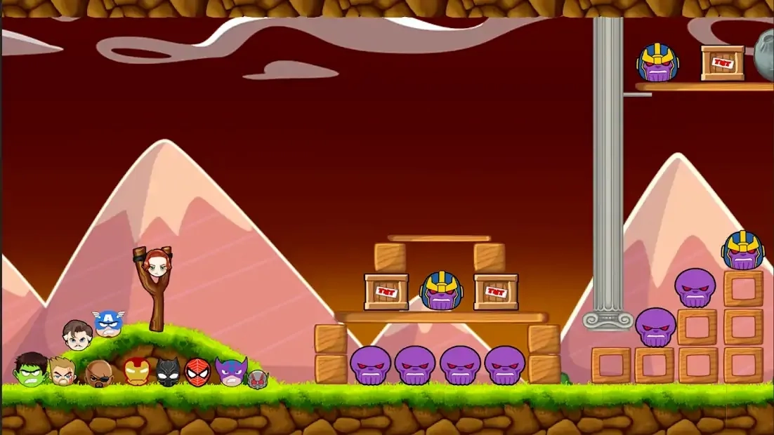 愤怒的超级英雄(英雄打敌人)  手机版图2