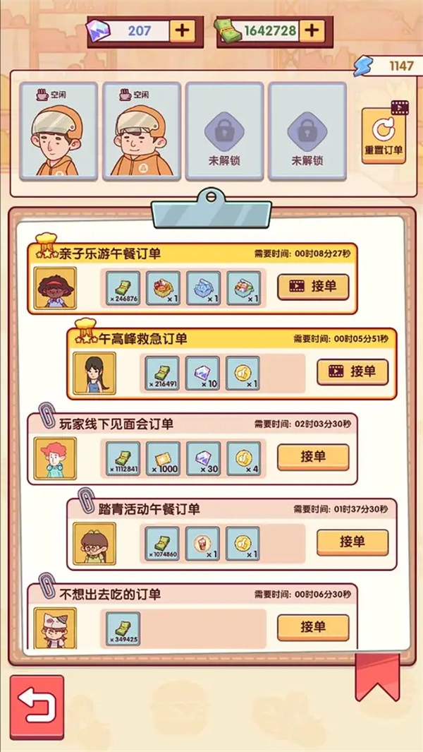 开一家汉堡店游戏(2)