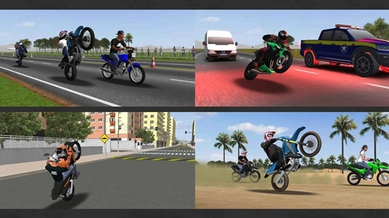 Moto Wheelie 3D摩托飞车金币版图2