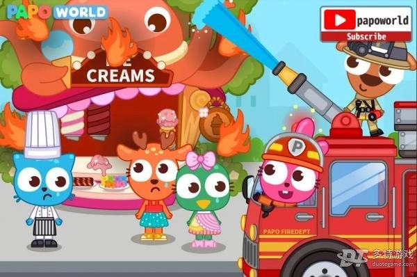 泡泡小镇消防员图1