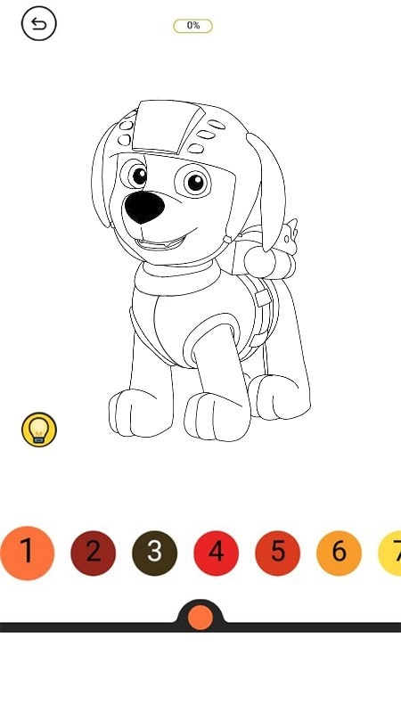 小豬畫(huà)畫(huà)涂色圖3