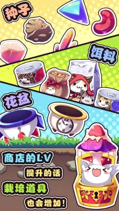 猫咪花盆游戏截图2