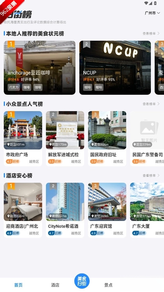 高评扫街榜最新版图1