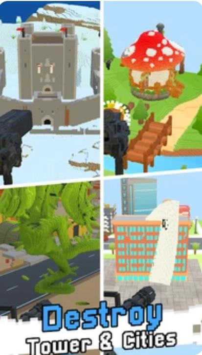 像素建筑破坏模拟器3D