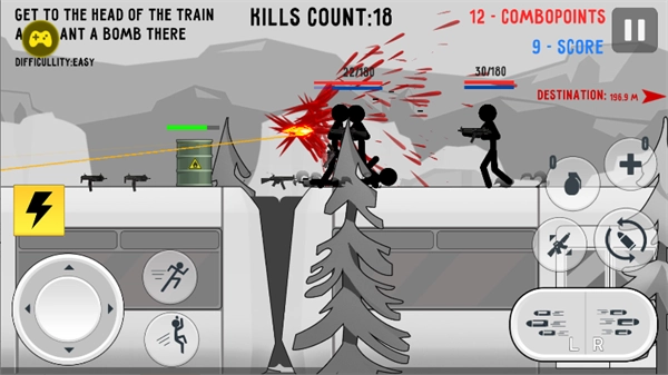 火柴人战争打击截图4