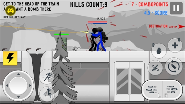 火柴人战争打击截图3