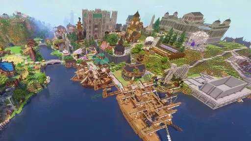 像素建造天空岛截图1