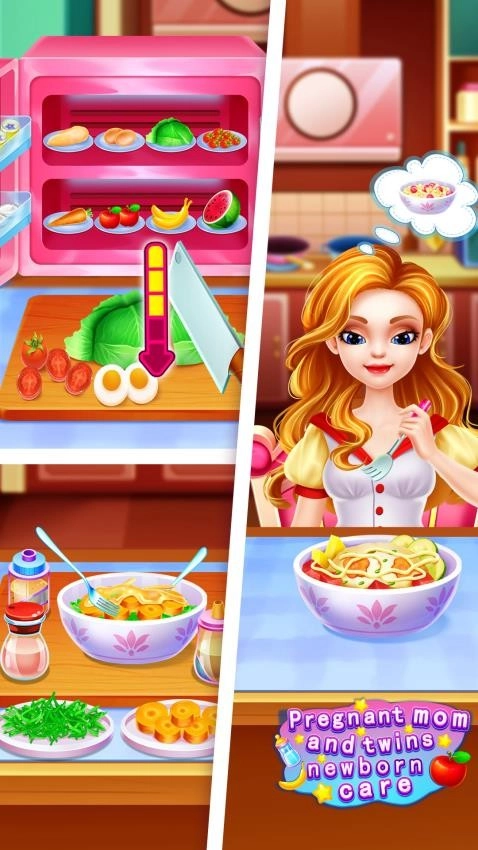 孕妇妈妈和双胞胎新生宝贝护理图5