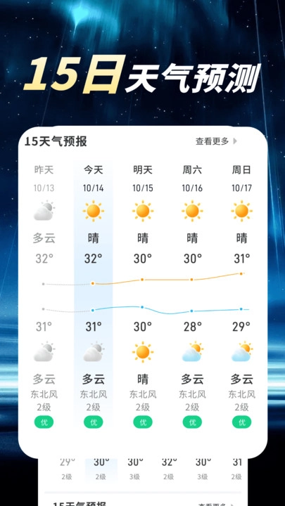 卫星晴雨天气图3