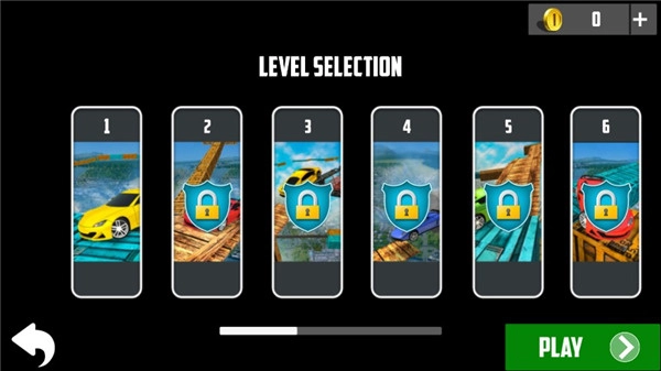 极不可能的轨道特技赛车安卓版图1