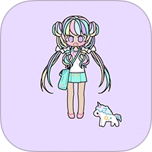 樱花下的可爱女生