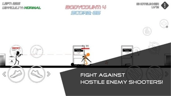 火柴人战争鲜血打击功能菜单截图2