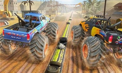 沙漠怪兽卡车赛车特技(3)