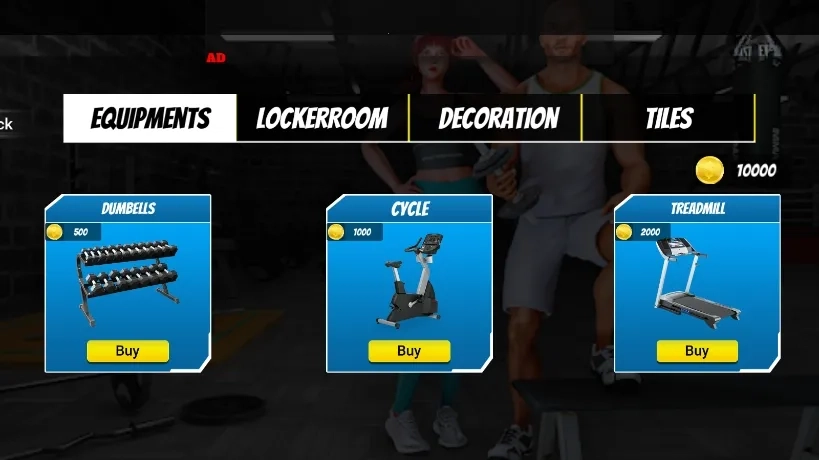 健身房模拟器(模拟健身游戏)  手机版图5