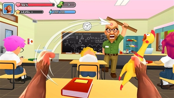 猴子学生校园恶作剧手机版(4)