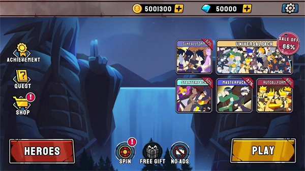 火柴人忍者格斗鉆石版-截圖2