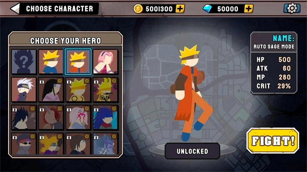 火柴人忍者格斗鉆石版-截圖3
