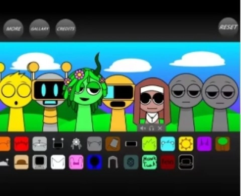 节奏盒子sprunki简笔画版图1