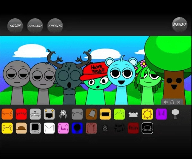 节奏盒子sprunki简笔画版图4