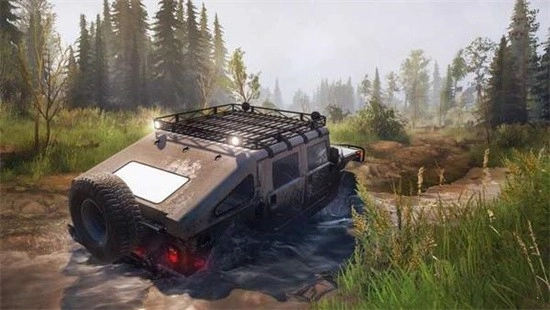 旋转轮胎泥泞奔驰图1