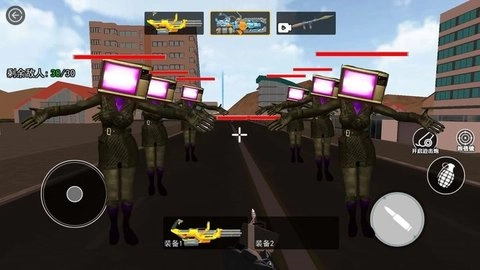 邪恶女电视人模拟图2