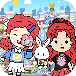 米加城市樱花村落