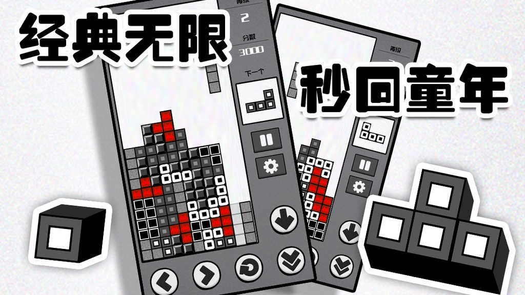 俄罗斯方块黑白版-图4
